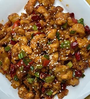 Курица с арахисом