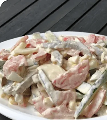 Салат с языком