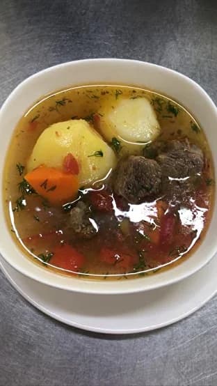 Шорпа с говядиной